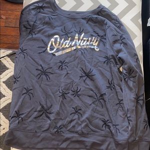 Old navy palm tree sweatshirt XL